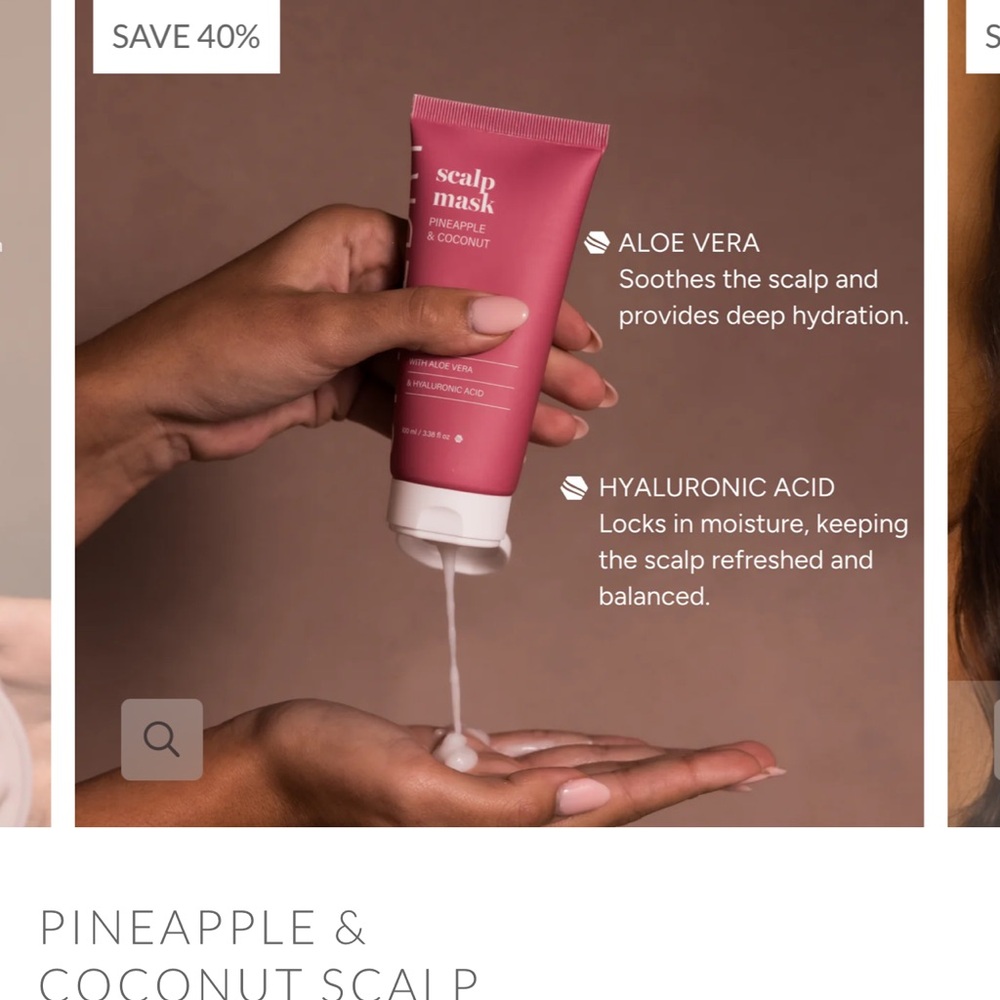 Styledry Pink Scalp Mask with Aloe Vera and Hyaluronic Acid - Picture 3 of 5